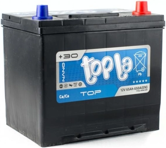 Аккумулятор Topla 60Ah 600A обратная полярность(-+)