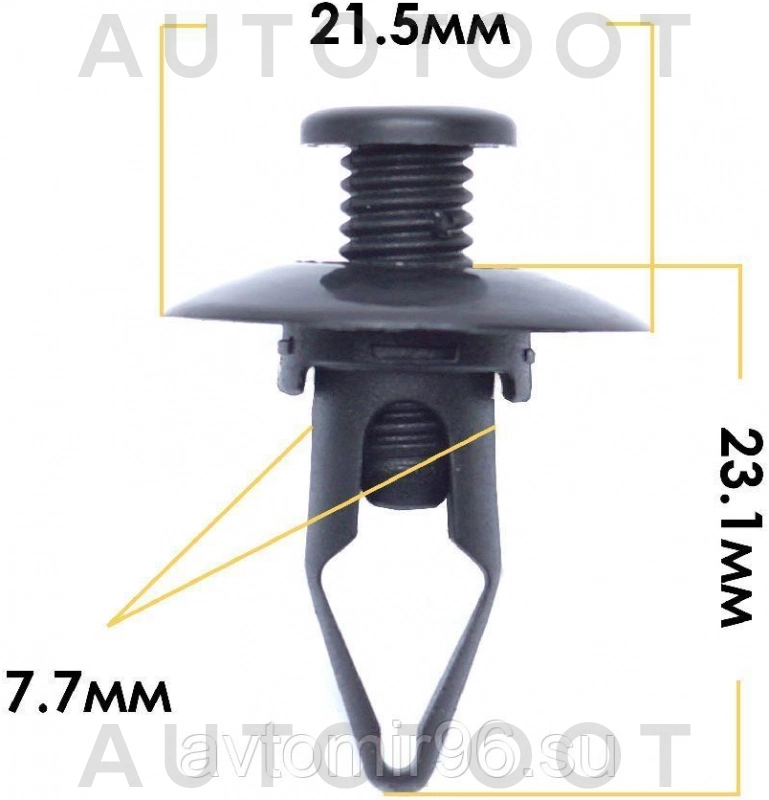 Клипса 01553-03201 -KJ675 Masuma для NISSAN SUNNY, NISSAN SKYLINE, NISSAN MARCH, NISSAN LAUREL, NISSAN GLORIA, NISSAN CEFIRO, NISSAN BLUEBIRD