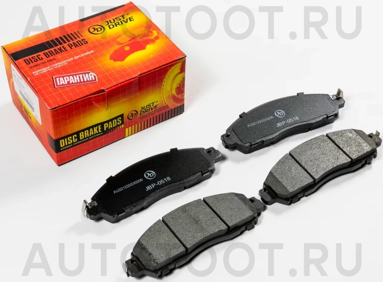 Колодки тормозные дисковые, передние - Артикул JBP0518 - Производитель Just Drive - Фото, Отзывы, Цены