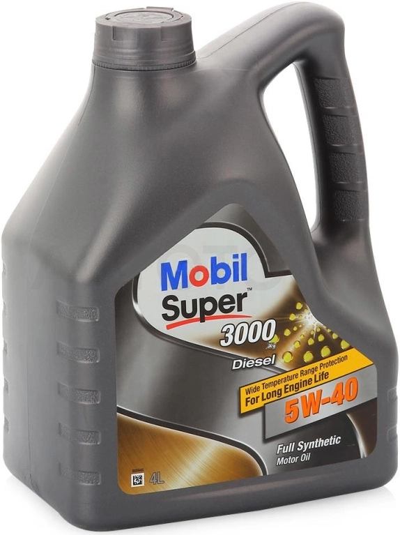 5W-40 Масло моторное синтетическое "Super 3000 X1 Diesel ", 4л - Артикул 152572 - Производитель Mobil - Фото, Отзывы, Цены