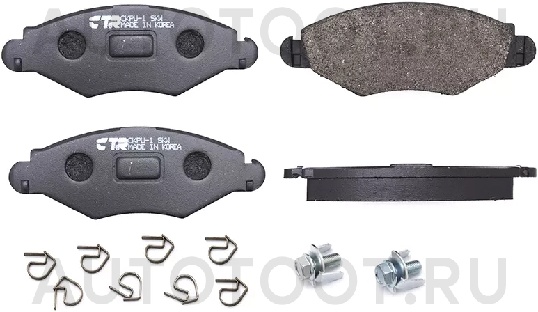 Колодки тормозные (Спереди) Renault Kangoo 97-03 / Citroen Xsara 97-03 - Артикул GK0858 - Производитель Ctr - Фото, Отзывы, Цены