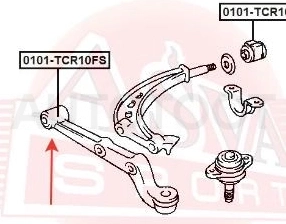 Сайлентблок переднего нижнего рычага -TAB055 Febest для TOYOTA ESTIMA