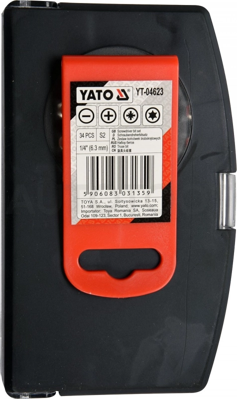 Набор инструментов 34 предмета 1/4 inch - Артикул YT04623 - Производитель YATO - Фото, Отзывы, Цены