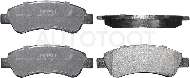 Колодки тормозные (Сзади) Peugeot Boxer 06- / Citroen Jumper 06- / Fiat Ducato 06