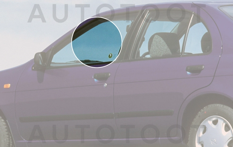 Стекло переднее левое опускное -  для NISSAN ALMERA, NISSAN PULSAR