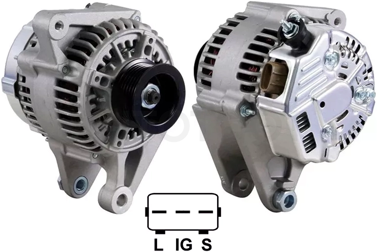 Генератор TOYOTA COROLLA/FIELDER 1.4-1.8 02-/CELICA/RAV4 1.8 00- 1/3/4ZZ 12V 80A