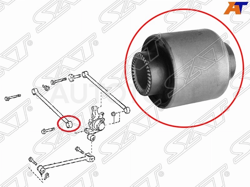Сайлентблок задней цапфы ST215 / CT216 4WD