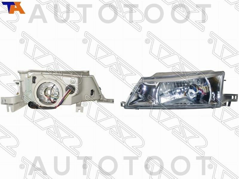 Фара левая хрусталь -ST2221103CL Sat для DAEWOO NEXIA