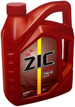 75W-85 GL-4 4л масло трансмиссионное ZIC G-FF синтетика