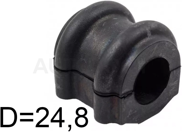 Втулка стабилизатора Hyundai Santa Fe 05-12 / Sonata 04-10 / Tucson 04-09 / Kia Sorento 09-21 / Sportage 06-10 / Hyundai Genesis 08-14 / Grand Starex 07-22 / Grandeur 05-09 / H1 07-22 (24,80)