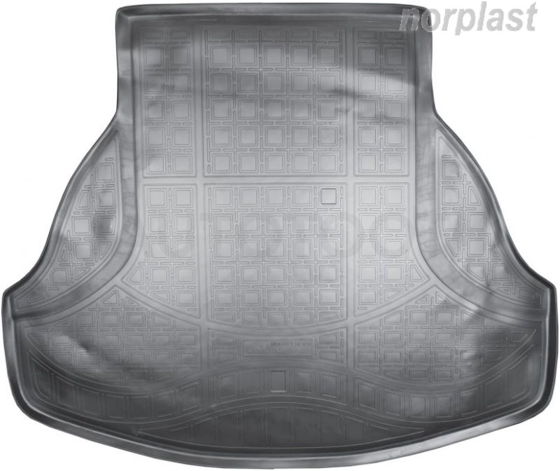 Коврик в багажник NORPLAST, черный, полиуретан