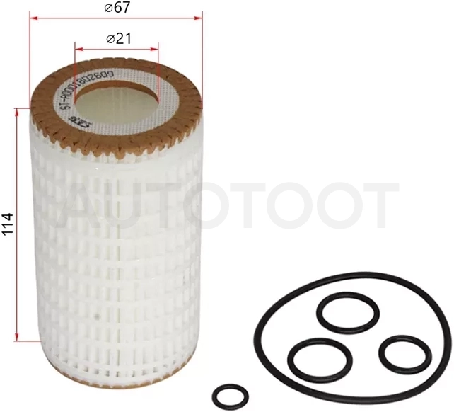 Фильтр масляный (картридж) MERCEDES W202/W203/W204/W210/W211/W212/W463/X164/X204/W163/W164/W251/W220
