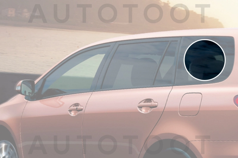 Стекло багажника боковое заднее левое -  для TOYOTA COROLLA FIELDER