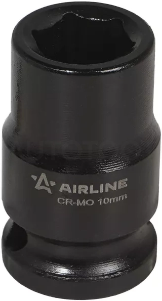 Головка ударная торцевая 3/8"DR шестигранная 10мм, L=30мм - Артикул ATAS305 - Производитель Airline - Фото, Отзывы, Цены