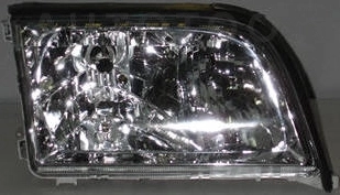 Фара правая (тюнинг, хрусталь, внутри хром) -  для MERCEDES S-CLASS