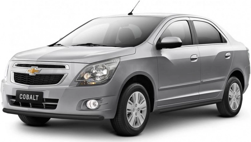CHEVROLET Cobalt 2019- Защита порогов Ø38мм ИСКРА / ШАГРЕНЬ (ППК) - Артикул CHC330302 - Производитель PT Group - Фото, Отзывы, Цены