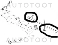 Сайлентблок задней нижней продольной тяги -ST4872535040 Sat для TOYOTA LAND CRUISER PRADO, LEXUS GX470