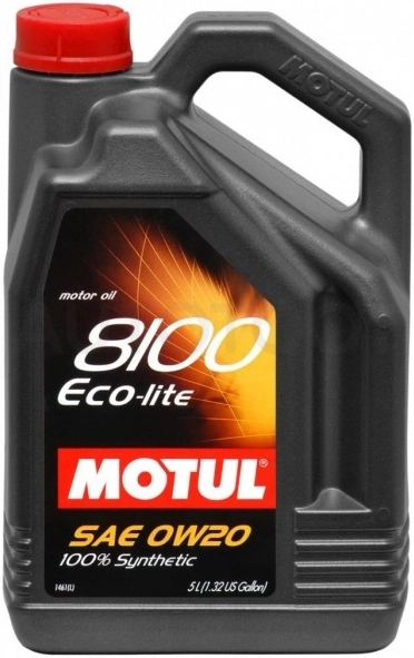 0W-20 MOTUL 8100 Eco-lite Масло моторное синтетическое 4 литра