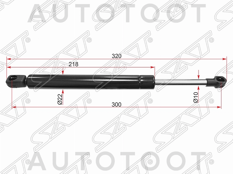 Амортизатор багажника левый=правый -ST1K5827550C Sat для VOLKSWAGEN JETTA