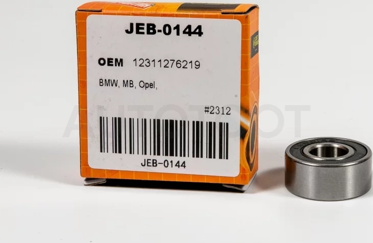 Подшипник генератора закрытый 12x28x12 - Артикул JEB0144 - Производитель Just Drive - Фото, Отзывы, Цены