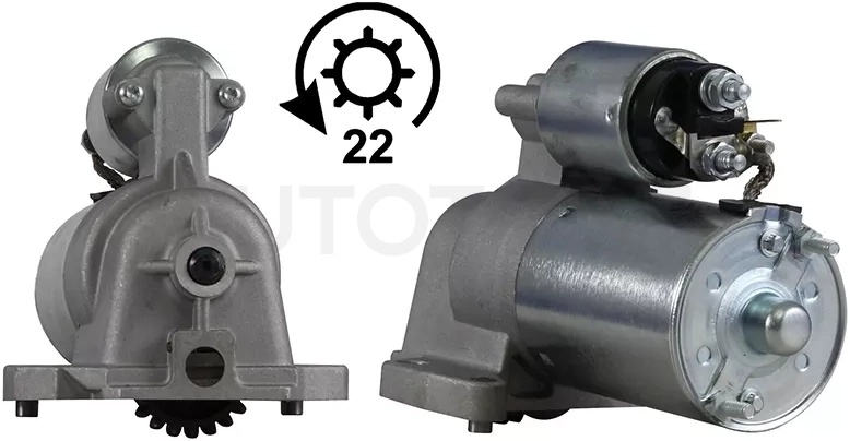 Стартер Ford Mondeo 92-10 / Cougar 98-02 / Maverick 00-07 / Jaguar X-Type 01-07 / Mazda Tribute 00-07 (1,4 kW/ Z=22)