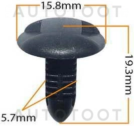 Клипса 90467-06175 -KJ497 Masuma для LEXUS ES300, TOYOTA WINDOM, TOYOTA VOXY, TOYOTA NOAH, TOYOTA CAMRY