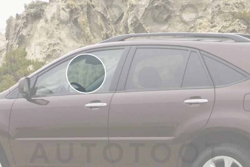 Стекло переднее левое опускное -  для TOYOTA HARRIER, LEXUS RX300, LEXUS RX330, LEXUS RX350, LEXUS RX400