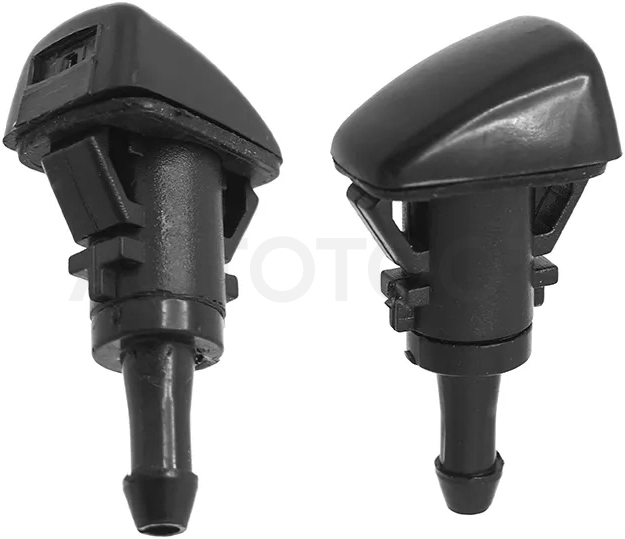 Форсунка омывателя лобового стекла Hyundai Creta 15-21 / Elantra 10-20 / ix35 09-15 / Solaris 17-22 / Kia Cerato 18-21 / Optima 10-21 / Soul 08-19 / Sportage 10-22 / Hyundai i20 08-12 / i30 11-17 / Kia Carens 06-12 / Niro 16- / Venga 10-17 / Solaris HS 24