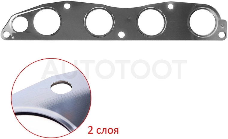 Прокладка выпускного коллектора 4A91/4A92 1.5/1.6 07 -ST1555A555 Sat для MITSUBISHI LANCER