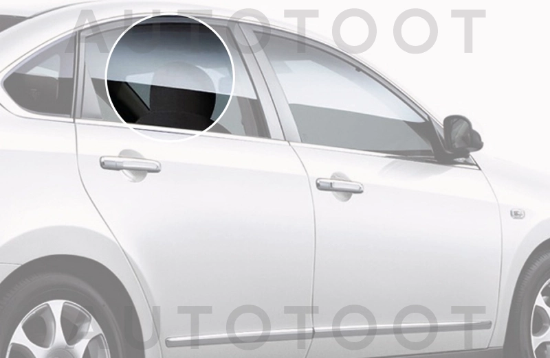 Стекло заднее правое опускное -  для NISSAN BLUEBIRD SYLPHY, NISSAN ALMERA