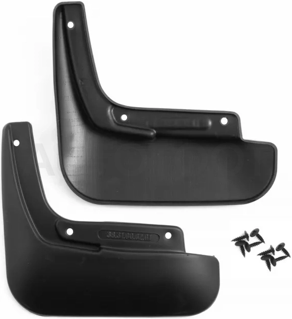Брызговики задние для PEUGEOT Expert, 2017-, (коротк. свес) 2 шт. (standard) / Пежо Експерт
