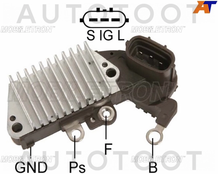 Регулятор напряжения генератора ST19# / SV4# / SR4# -VRH200531A Mobiletron для TOYOTA CALDINA, TOYOTA CAMRY
