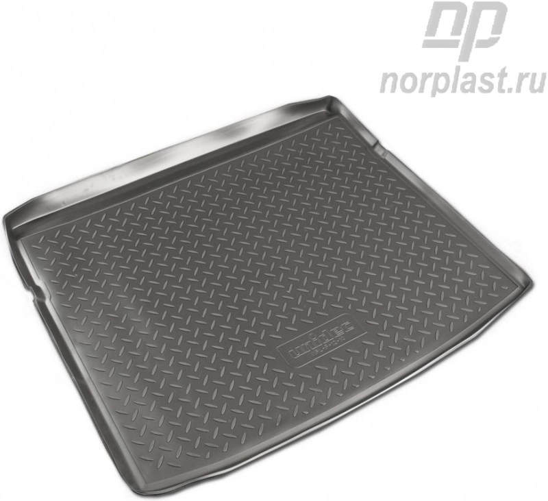 Коврик в багажник NORPLAST, черный, полиуретан, хэтчбек