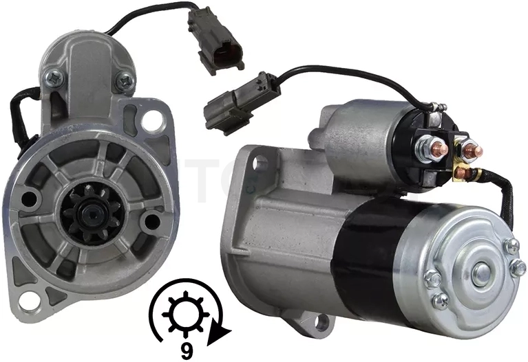 Стартер Nissan Atlas F 92-07 / Caravan 01-12 / Datsun 97-02 / Navara 98-05 (1,4 kW/ Z=9)