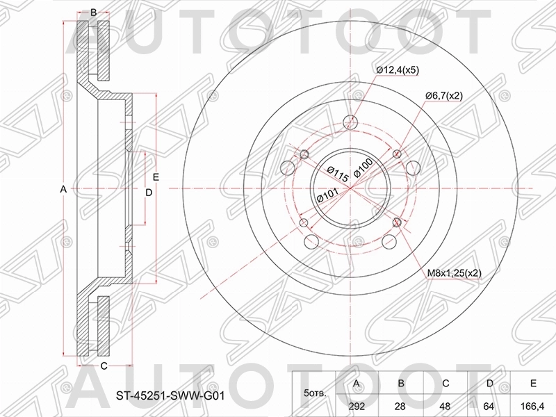 Диск тормозной передний -60201079VSX Stellox для HONDA CR-V