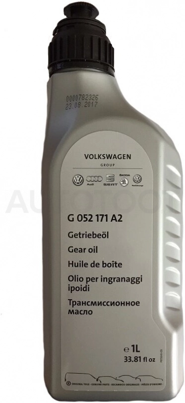 MTF трансмиссионное масло Volkswagen (VAG) Gear Oil MTF-6 G052171 - Артикул G052171A2 - Производитель Vag - Фото, Отзывы, Цены