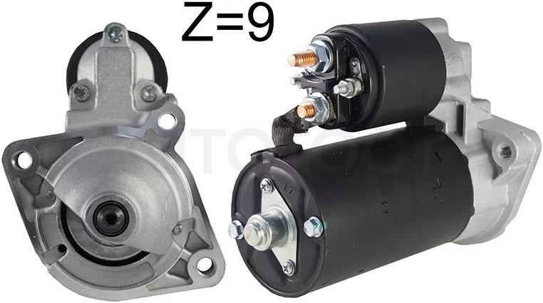 Стартер BMW 3-Series 90-10 / 5-Series 88-07 / 7-Series 94-05 / X3 03-10 (1,4 kW/ Z=9/ BOSCH(восстановленный))