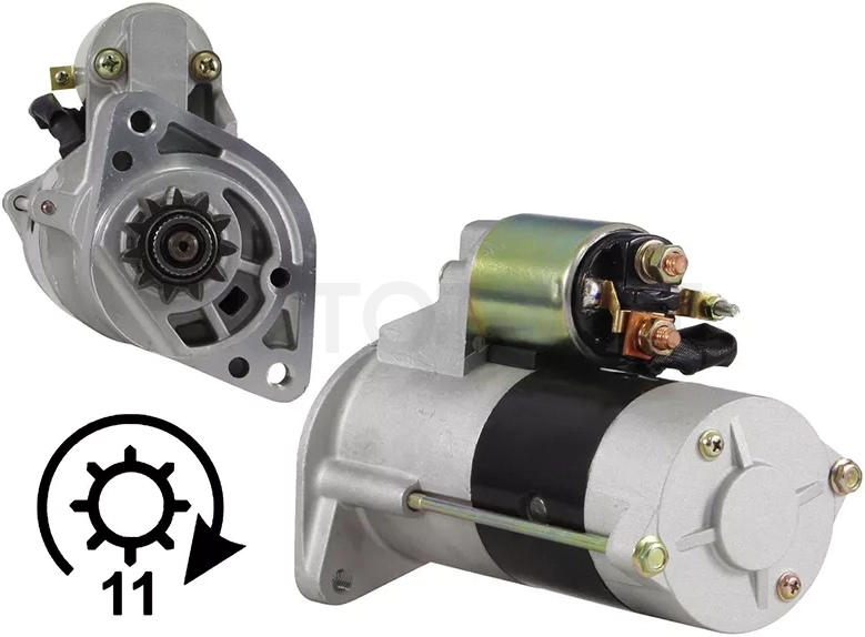 Стартер Nissan Pathfinder 04-14 / Cabstar 06-14 / Navara 04-15 (2 kW/ Z=11)