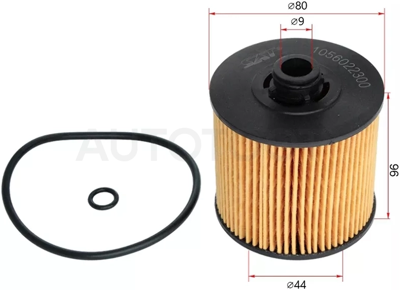 Фильтр масляный (картридж) GEELY COOLRAY 20- JLH-3G15TD/ATLAS PRO JLE-3G15TD 21