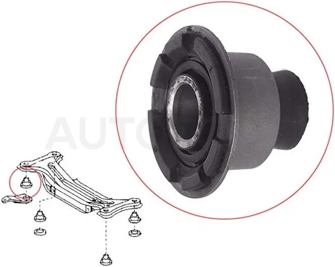 Сайлентблок балки Toyota Camry (XV30,XV40,XV50) 01-21 / Camry UAE/USA 01-17