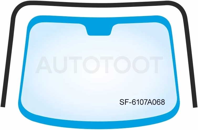 Молдинг лобового стекла (П-образный) Mitsubishi Outlander 12-22 - Артикул SF6107A068 - Производитель Sat - Фото, Отзывы, Цены