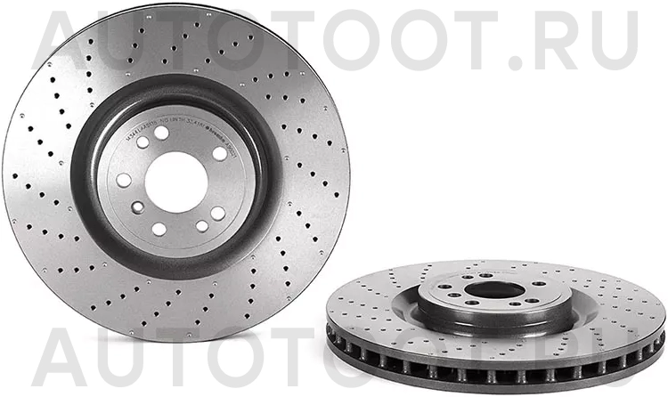 Диск тормозной (Спереди) Mercedes-Benz M-Class 11-15 / GL-Class 09-12 / GLS-Class 15-19 - Артикул 09A96021 - Производитель Brembo - Фото, Отзывы, Цены