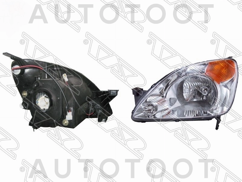 Фара левая, желтый габарит -  для HONDA CR-V