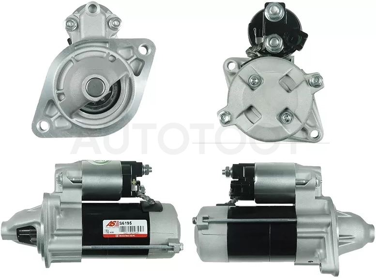 Стартер Toyota Crown 83-07 / Mark II (X80,X90,X100,X110) 84-04 / Lexus IS 98-05 / Toyota Altezza 98-05 / Chaser (X80,X90,X100) 88-01 / Cresta (X80,X90,X100) 88-01 / Crown Majesta 95-04 (1 kW/ Z=9)