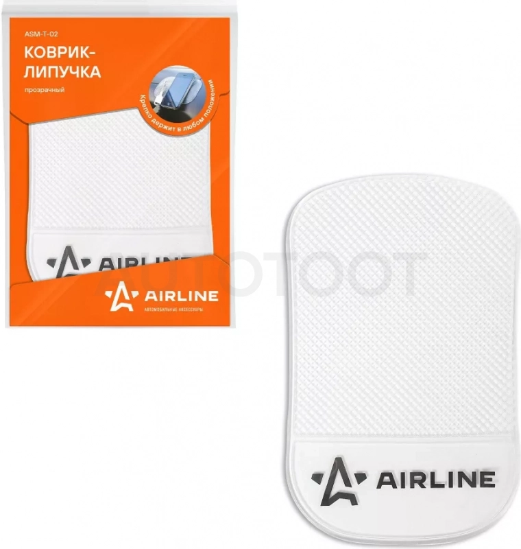 Коврик липучка прозрачный 92*145 мм - Артикул ASMT02 - Производитель Airline - Фото, Отзывы, Цены