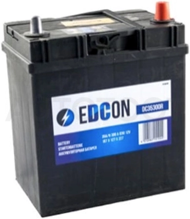 Аккумулятор EDCON 35Ah 300A обратная полярность(-+)