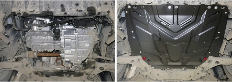 Защита картера и КПП (металл) -111018501 Автоброня для FORD FOCUS, FORD C-MAX