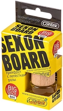 Ароматизатор подвесной бутылочка CONTEX SEX ON BOARD 8мл Grapefruit Rose - Артикул SOB001 - Производитель CONTEX - Фото, Отзывы, Цены