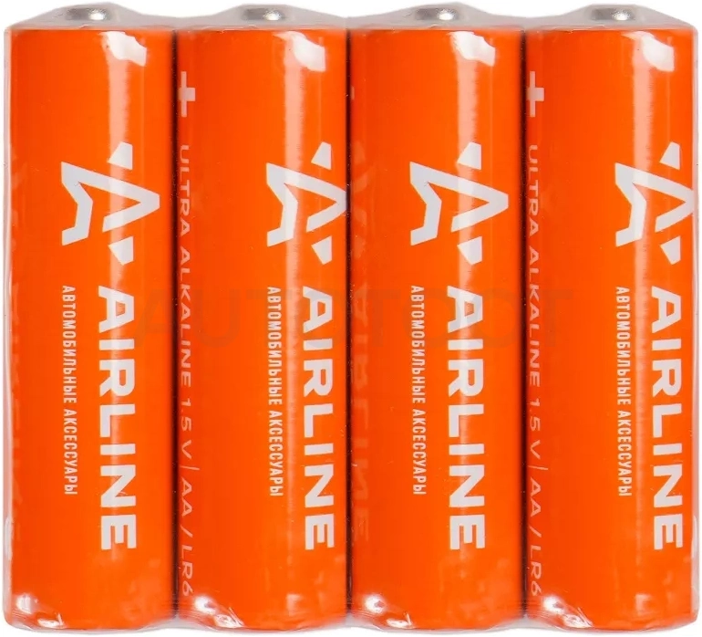 Батарейки LR6/AA щелочные 4 шт. (пальчиковые) - Артикул AA040 - Производитель Airline - Фото, Отзывы, Цены