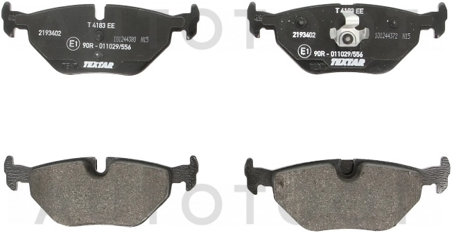 Колодки тормозные передние -JBP0319 Just Drive для BMW 3SERIES, BMW Z4